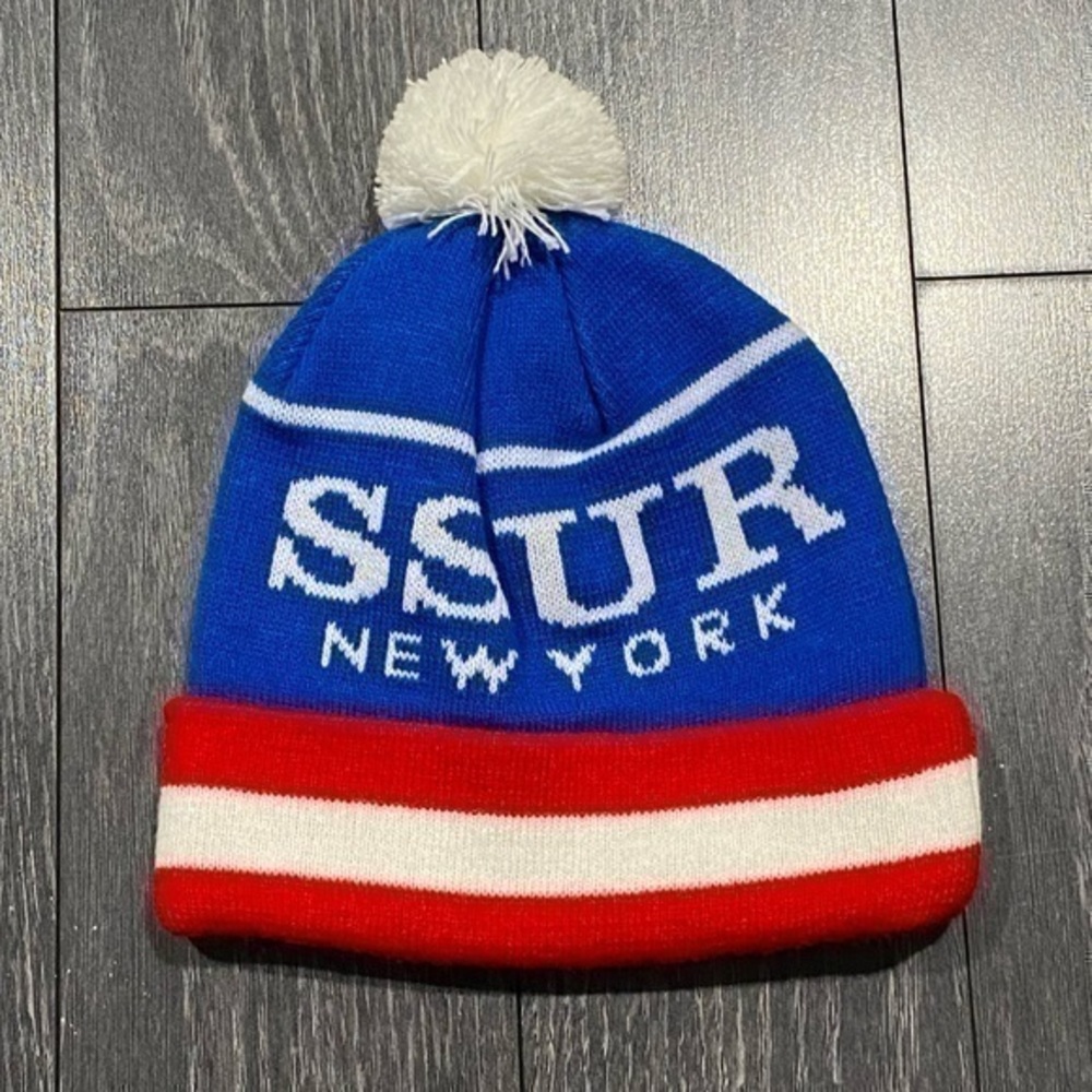 Unisex SSUR Rare New York Pom Beanie